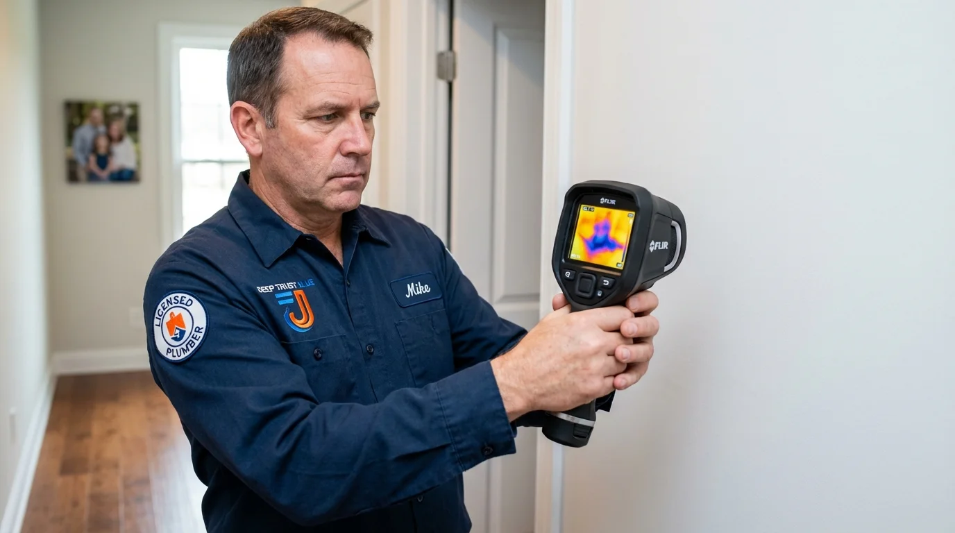 Thermal imaging leak detection by Johns Plumbing LLC in Sanford